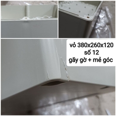 Hộp nhựa ABS 380x260x120mm, lắp được 12 cell 46160, lắp được 72 cell 32650