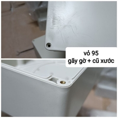 Hộp Nhựa ABS 265x185x95mm chống nước, lắp được 12 cell 33140, hoặc 24 cell 32650, 32700