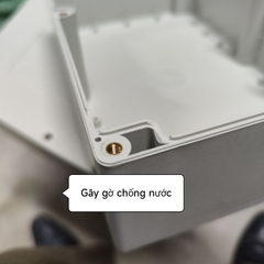 Hộp nhựa ABS 265x185x130mm, lắp được 36 cell 32650 hoặc 16 cell 33140