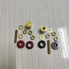 Cặp cọc đồng M6, M8 lắp vỏ acquy, dùng kẹp cá sấu hoặc cos
