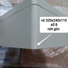 Hộp Nhựa ABS 320x240x110mm lắp được 24 cell 33140 hoặc 8 cell 46160 (Chống Nước IP65)
