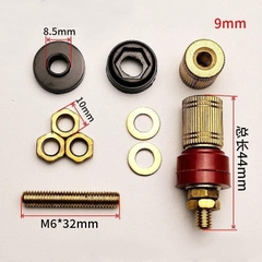 Cặp cọc đồng M6, M8 lắp vỏ acquy, dùng kẹp cá sấu hoặc cos
