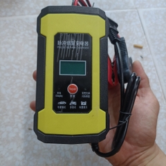Sạc bình ắc quy 12V/6A 4-120AH có khử sunfat sạc được cả bình khô và nước