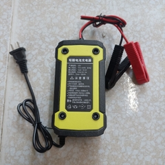Sạc bình ắc quy 12V/6A 4-120AH có khử sunfat sạc được cả bình khô và nước
