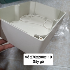 Hộp nhựa ABS 270x200x110 chống nước, lắp được 8 cell 46160