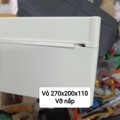 Hộp nhựa ABS 270x200x110 chống nước, lắp được 8 cell 46160