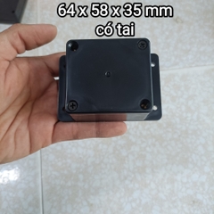 Hộp nhựa đựng mạch điện tử 64x58x35 mm