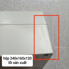 Hộp Nhựa 240x160x120mm, lắp vừa 12 cell 33140, lắp vừa 3 cell 46160 (chống nước IP65)