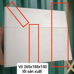 Hộp Nhựa ABS 265x185x150mm (Chống nước IP65), dùng lắp 4 cell sắt vuông 100-120Ah