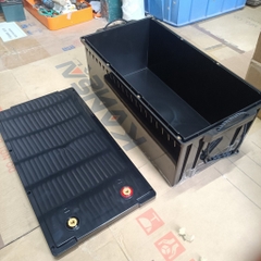 Vỏ acquy ô tô 250Ah, lắp được 40 cell 46160 (lắp vừa cọc m8)