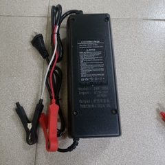 Sạc 29.4V 20A , 29.4V 30A cho pin lion 7S, chân kẹp cá sấu