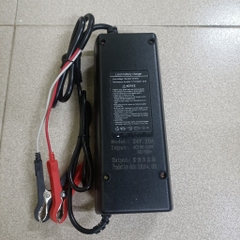 Sạc 29.2V 20A , 29.2V 30A cho pin sắt 8S, chân kẹp cá sấu