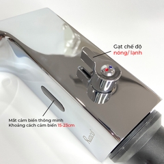 Bộ vòi chậu rửa tay cảm ứng nóng lạnh RC - 1206