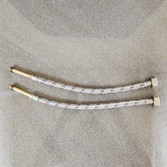 Dây cấp nước bình nóng lạnh 1 đầu inox 304 40cm BF-F+LM 0.4M