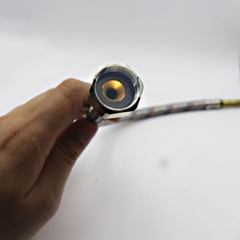 Dây cấp nước bình nóng lạnh 1 đầu inox 304 40cm BF-F+LM 0.4M