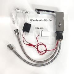 Bộ vòi chậu rửa tay cảm ứng nóng lạnh RC - 1206