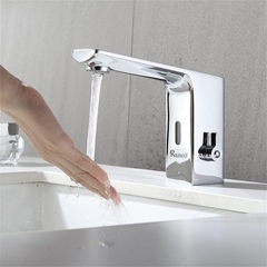 Bộ vòi chậu rửa tay cảm ứng nóng lạnh RC - 1206