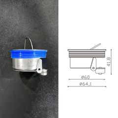 Ga thoát sàn inox 304 phi 69 phù hợp ống 76,90mm RC-255A