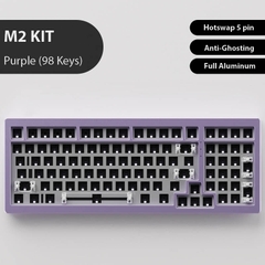 Kit bàn phím cơ MonsGeek M2 QMK (Full Nhôm – Mạch xuôi – QMK / VIA – PCB Stab) - Hàng Chính Hãng