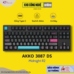 Bàn phím cơ AKKO 3087 DS Midnight R2 (Akko sw v2)