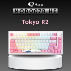 Bàn phím AKKO MOD007B-HE PC Tokyo Sakura Pink Magnetic Switch