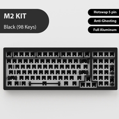 Kit bàn phím cơ MonsGeek M2 QMK (Full Nhôm – Mạch xuôi – QMK / VIA – PCB Stab) - Hàng Chính Hãng