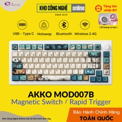 Bàn phím cơ AKKO MOD007B HE PC Joy of Life (Hotswap / RGB / USB Type C 8K Hz / Magnetic Switch / Rapid Trigger)