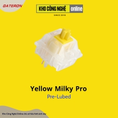 Switch Gateron Milky Yellow Pro Switch dùng cho bàn phím cơ (Switch 5 Pin)