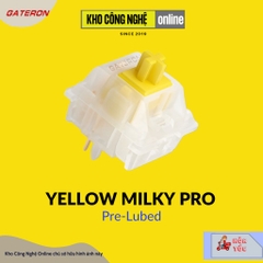 Switch Gateron Milky Yellow Pro Switch dùng cho bàn phím cơ (Switch 5 Pin)