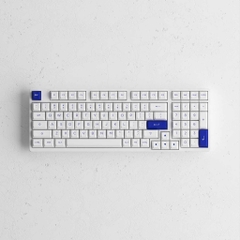 Bàn phím cơ AKKO 3098N Multi-modes Blue on White (Bluetooth 5.0 / Wireless 2.4Ghz / Hotswap / Foam tiêu âm / TTC switch)