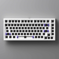 Kit bàn phím cơ MonsGeek MG75 White (Dual Mode / Hotswap 5 pin) - Hàng chính hãng