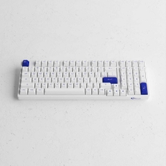 Bàn phím cơ AKKO 3098N Multi-modes Blue on White (Bluetooth 5.0 / Wireless 2.4Ghz / Hotswap / Foam tiêu âm / TTC switch)
