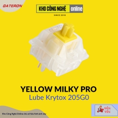 Switch Gateron Milky Yellow Pro Switch dùng cho bàn phím cơ (Switch 5 Pin)