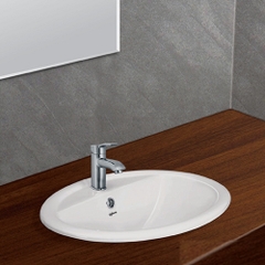 Lavabo chậu rửa mặt Viglacera CD1 bán âm