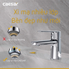 Vòi lavabo chậu rửa mặt Caesar B420CU nóng lạnh