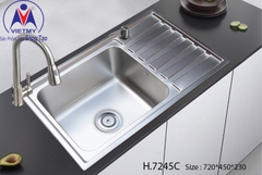 Chậu rửa chén Việt Mỹ H.7245C Inox 201