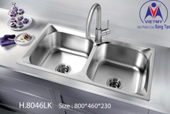 Chậu rửa chén Việt Mỹ H.8046LK Inox 201