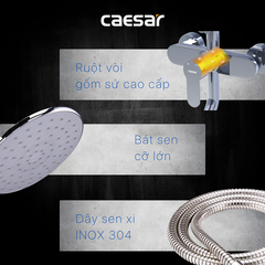 Cây sen tắm Caesar S378C nóng lạnh