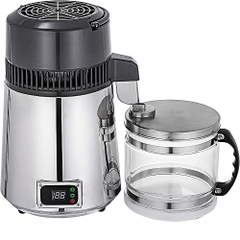 MÁY CHƯNG CẤT NƯỚC ĐỂ BÀN 1 LÍT/GIỜ VỚI BẢNG ĐIỀU KHIỂN KỸ THUẬT SỐ