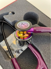 Ống Nghe Littmann® Cardiology IV ™ Màu Polished Rainbow & Plum - Violet Stem 6239 (Limited)