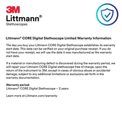 Ống Nghe 3M™ Littmann® CORE Digital Stethoscope - Mirror Chestpiece & Black 8890