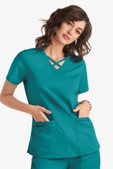 Scrubs UA Butter-Soft STRETCH Crisscross Nữ Nhập 100% từ Mỹ