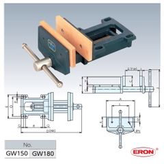 Ê tô kẹp bàn Eron HW175