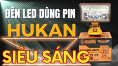 đèn sạc pin 27w16 led hukan