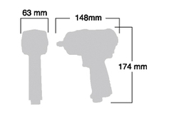 Súng xiết bu lông 3/8 Shinano SI-1605SR