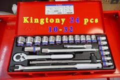 Bộ khẩu KINGTONY 24PCS 10-32 lục giác và sao