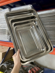 Combo 4 khay inox