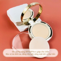 Set Phấn phủ whoo vàng luxury Powder tặng 2 son 70kw (50ea)