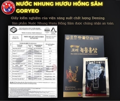 Nước hồng sâm lộc Nhung Hươu Goryeo(10ae)