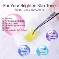 Tem ngậm trắng da Glutathion BOTO hộp 30 miếng (100ea)